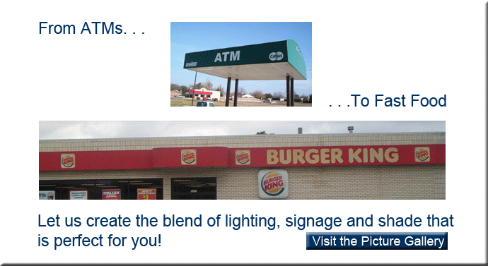 Commercial Backlit Awnings